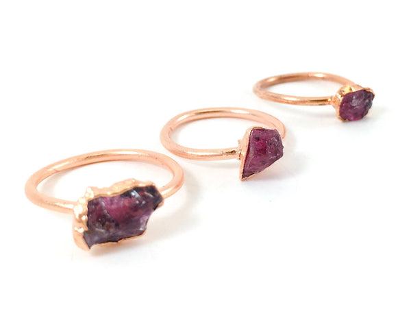Pink Tourmaline Ring | October Birthstone