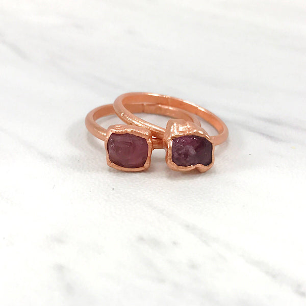 Pink Tourmaline Ring | October Birthstone