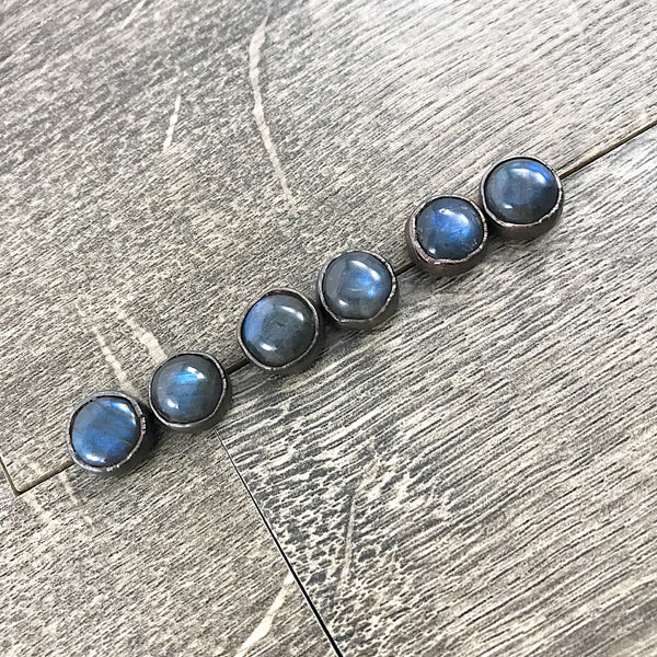 Labradorite Studs Earrings