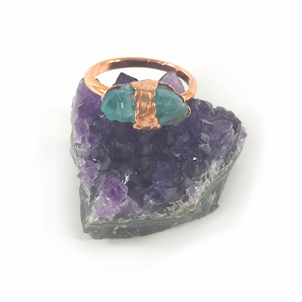 Blue Apatite Ring