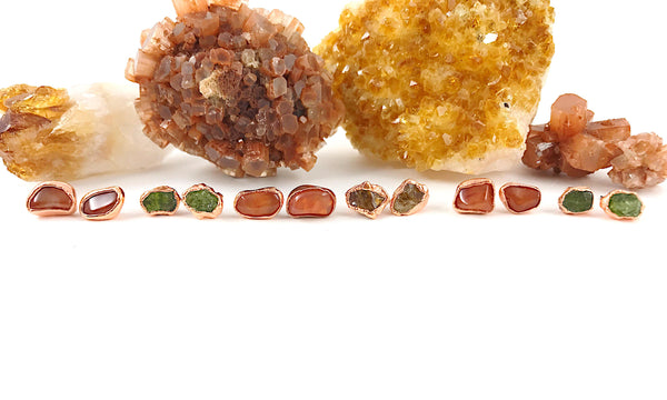 Peridot Stud Earrings | August Birthstone