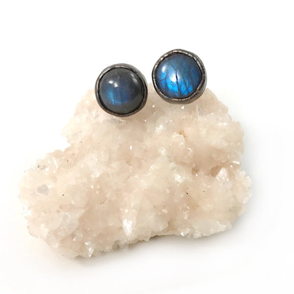 Labradorite Studs Earrings