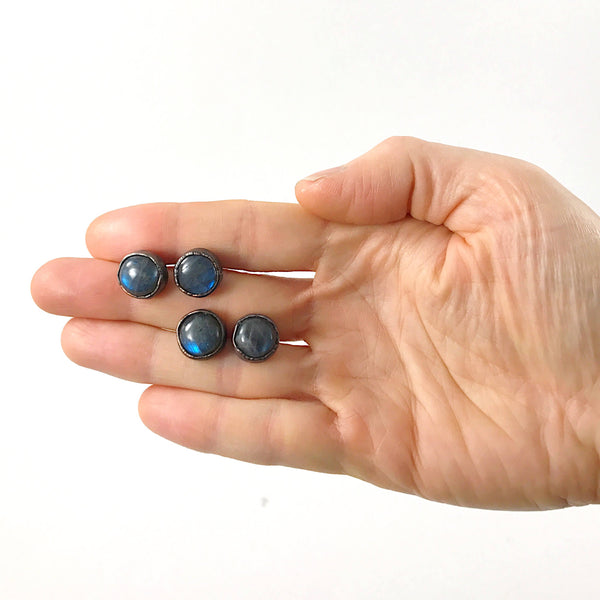 Labradorite Studs Earrings