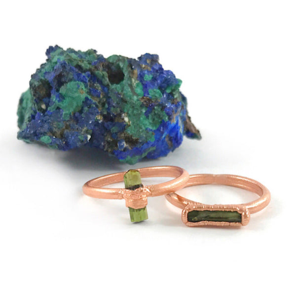 Green Tourmaline Ring | October Birthstone