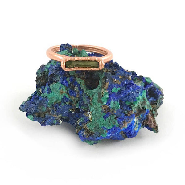 Green Tourmaline Ring | October Birthstone