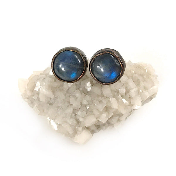 Labradorite Studs Earrings