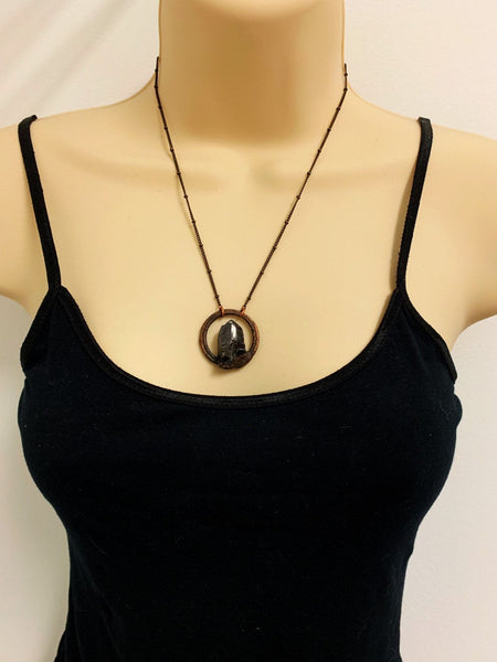 Shungite Circle Necklace