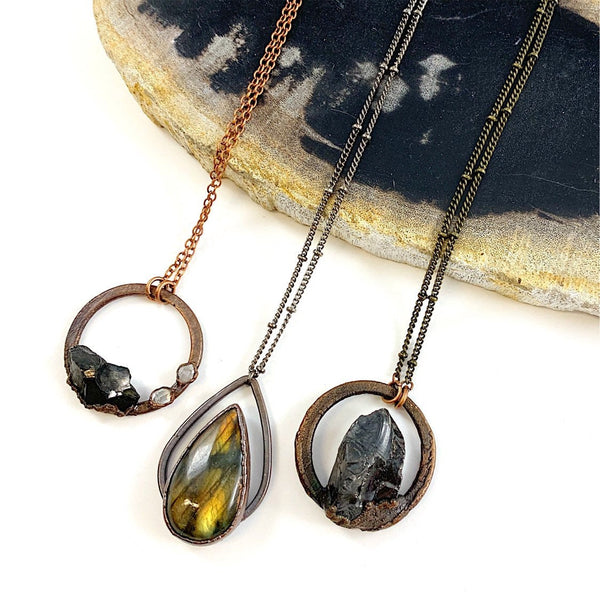 Shungite Circle Necklace