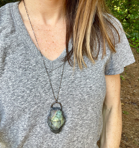 Custom Listing for Darcy: Labradorite Necklace