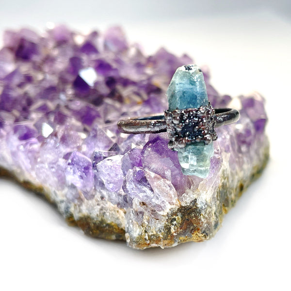Raw Sapphire Ring