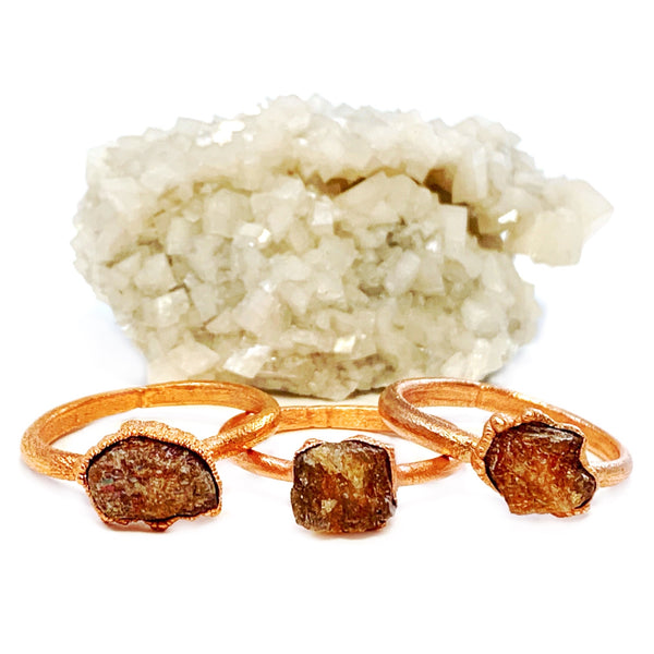 Raw Sunstone Ring