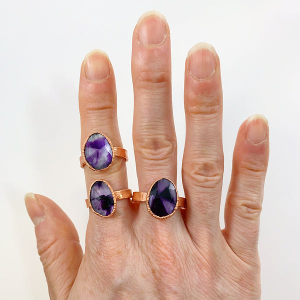 Trapiche Amethyst Ring | February Birthstone
