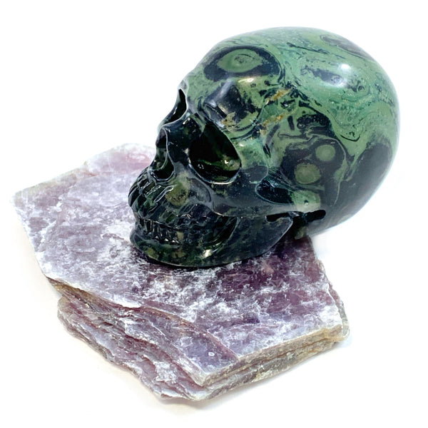Kambaba Jasper Skull