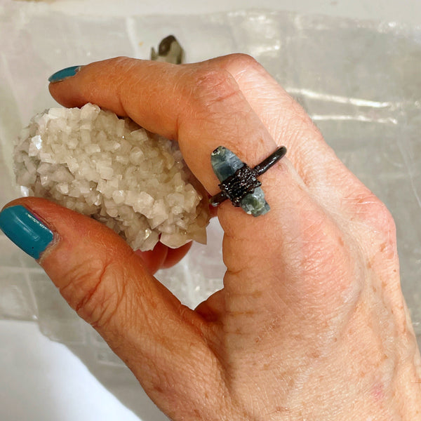 Raw Sapphire Ring