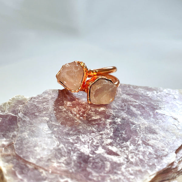 Rose Quartz Ring