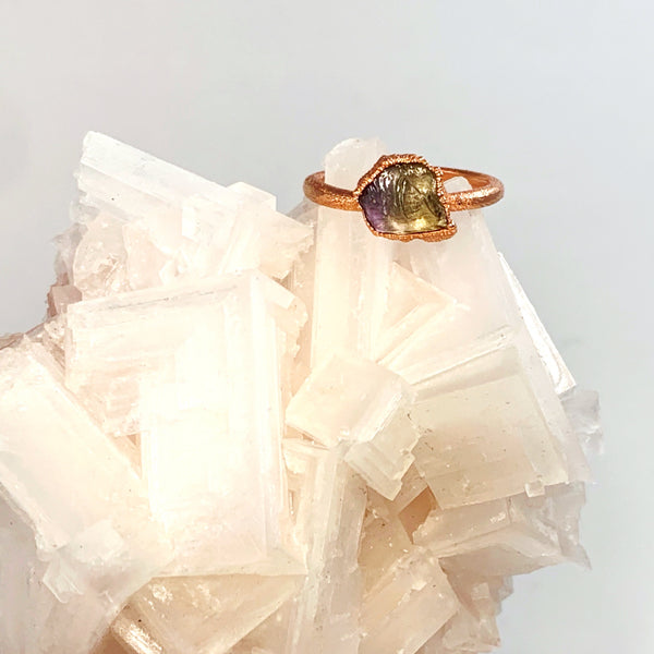 Raw Ametrine Ring
