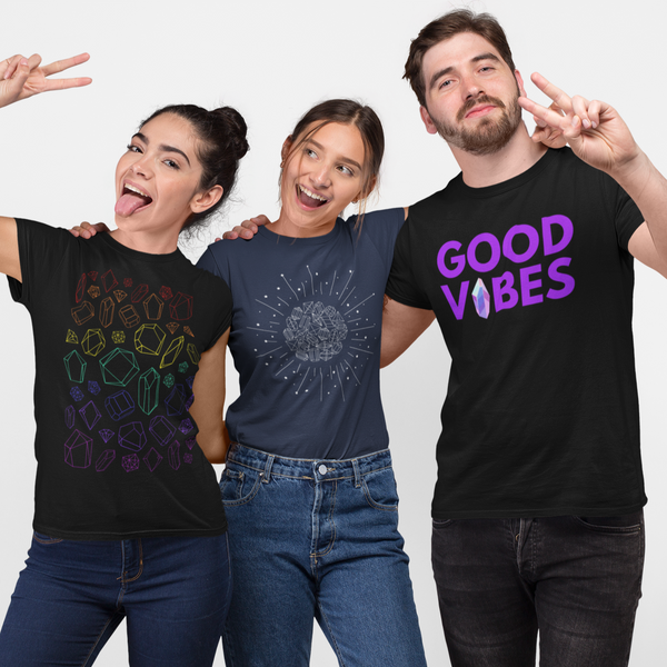 Good Vibes Crystal Short-Sleeve Unisex T-Shirt