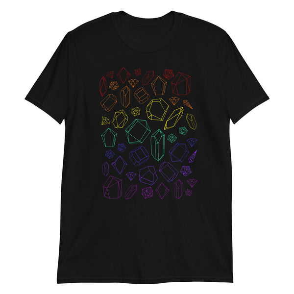 Rainbow Crystal Short-Sleeve Unisex T-Shirt