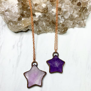 Amethyst Star Necklace | February Birthstone