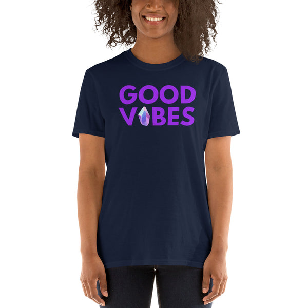 Good Vibes Crystal Short-Sleeve Unisex T-Shirt