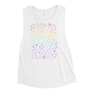 Rainbow Crystal Women's Muscle Tank